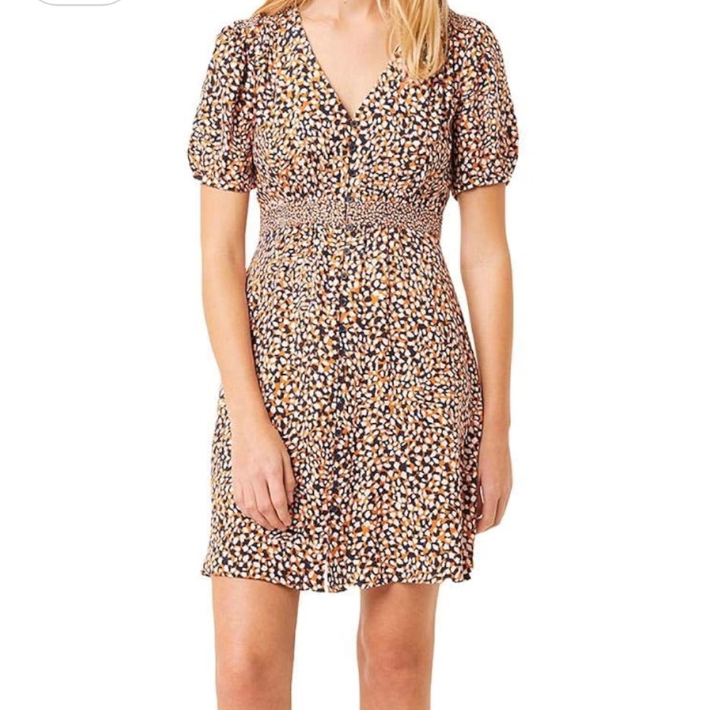 French connection Jaffa Orange and blue Women's Dress size 8